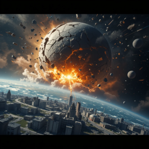 What If the Moon Was on a Collision Course with Earth