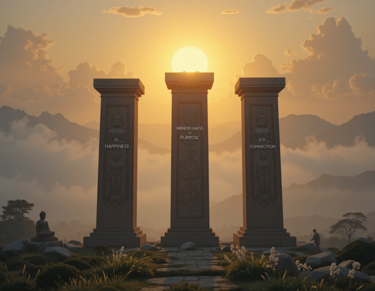 The Three Pillars of Happiness: Ancient Wisdom for Modern Life